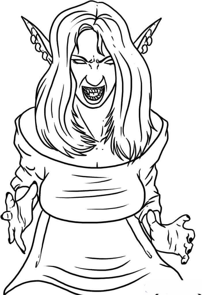80 collection Anime Vampire Coloring Pages  Latest Free