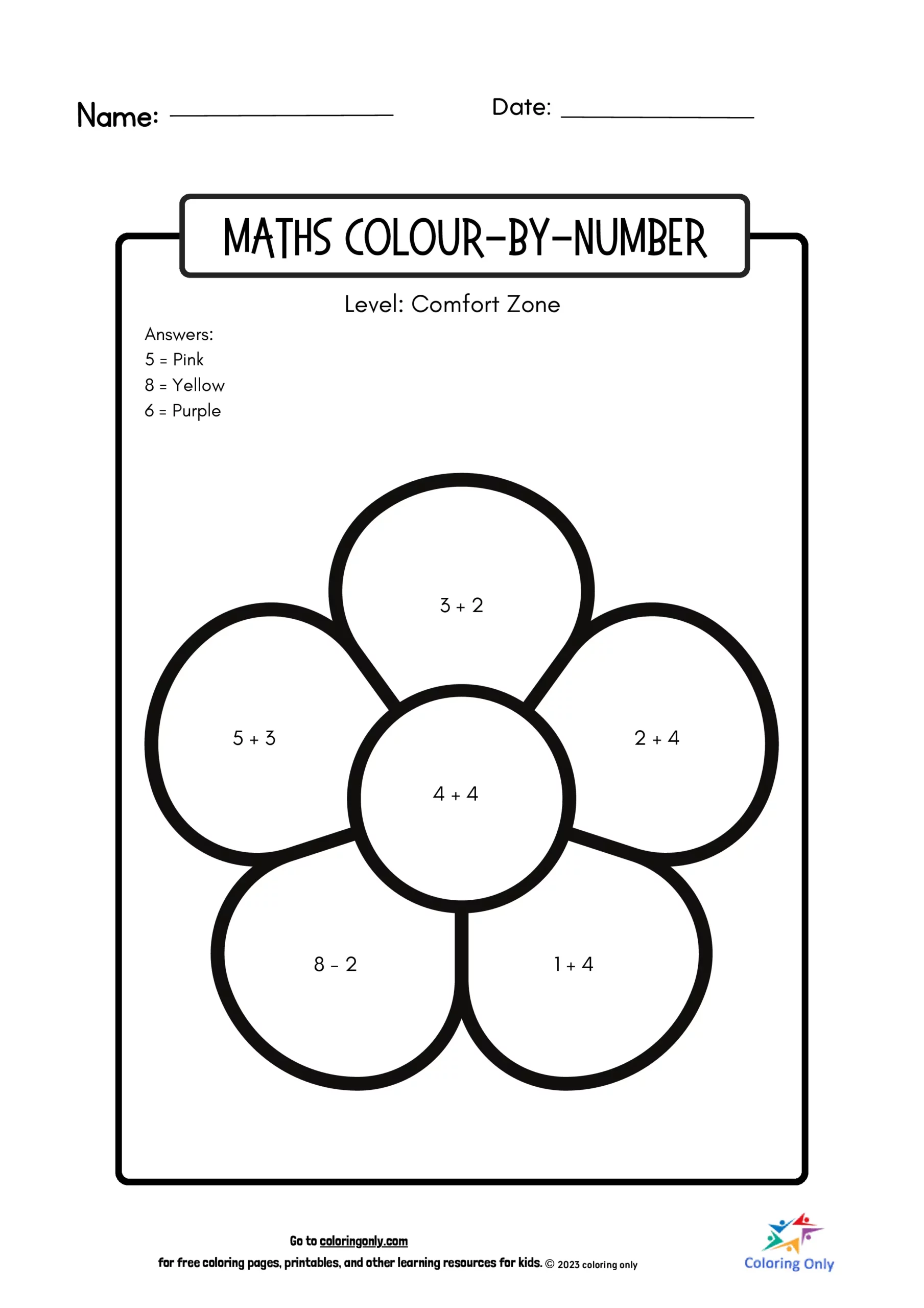 math-color-by-number