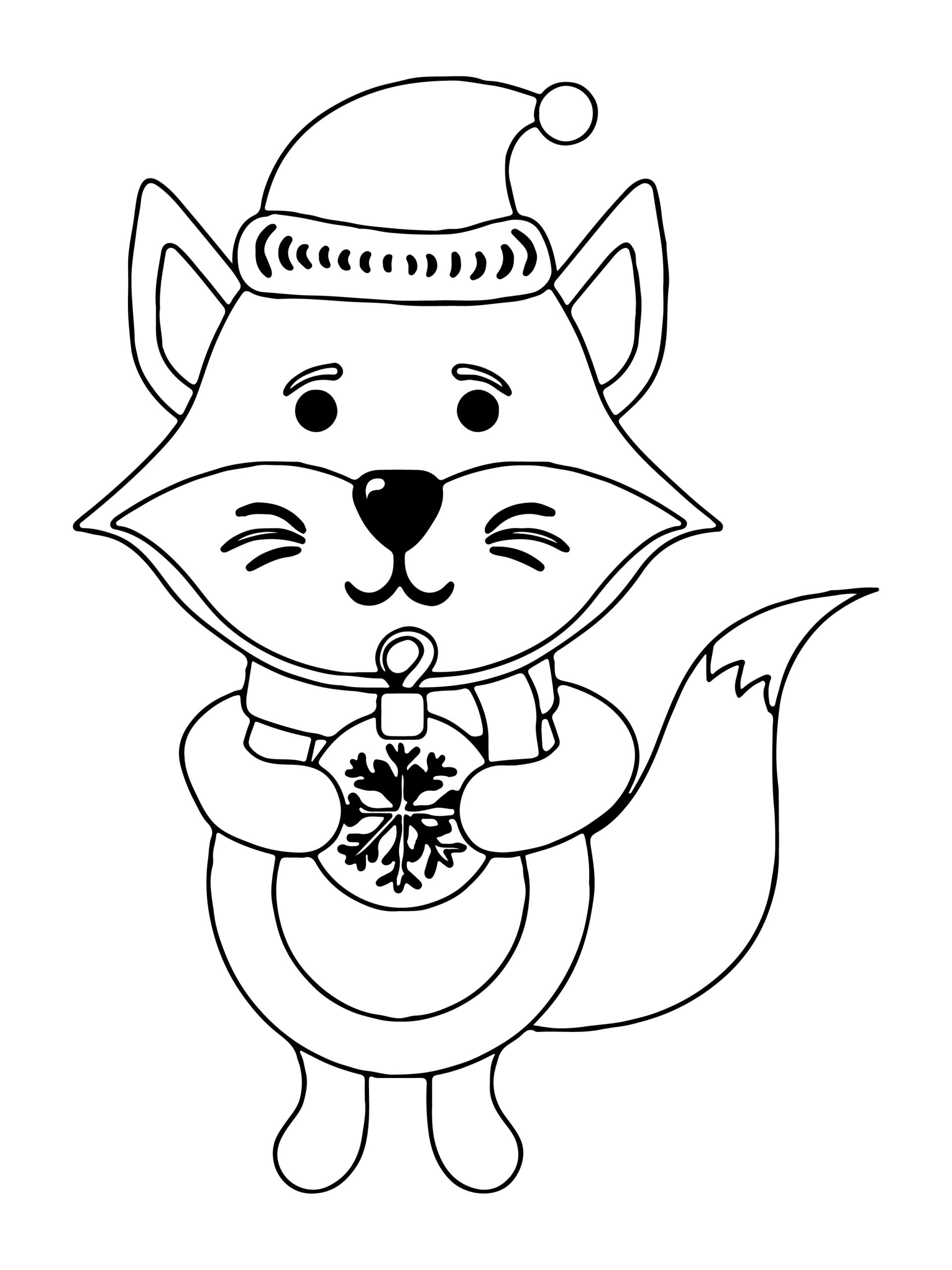 halcyon Christmas Coloring Page - Free Printable Coloring Pages for Kids