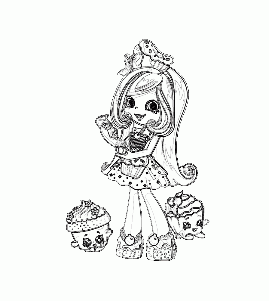 Jessicake Shopkins Coloring Page - Free Printable Coloring Pages for Kids