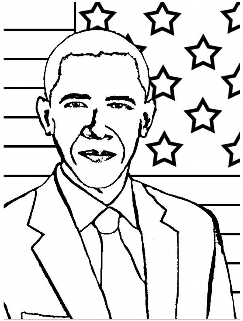 Barack Obama's Inauguration - Coloring Pages