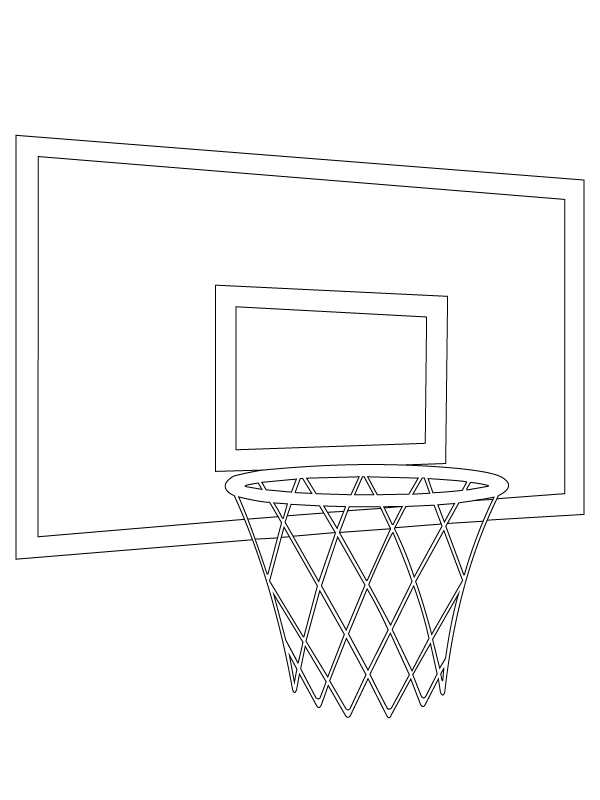 Basketball Hoop Coloring Page Free Printable Coloring Pages For Kids