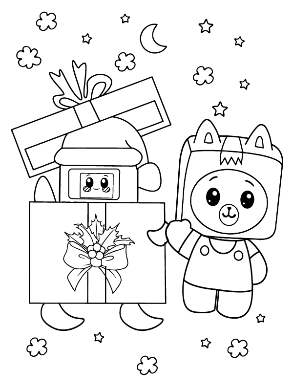 LankyBox Coloring Pages Printable for Free Download