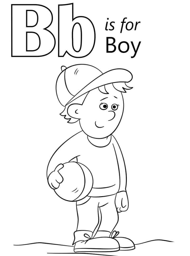 Balloon Letter B Coloring Page Free Printable Coloring Pages For Kids