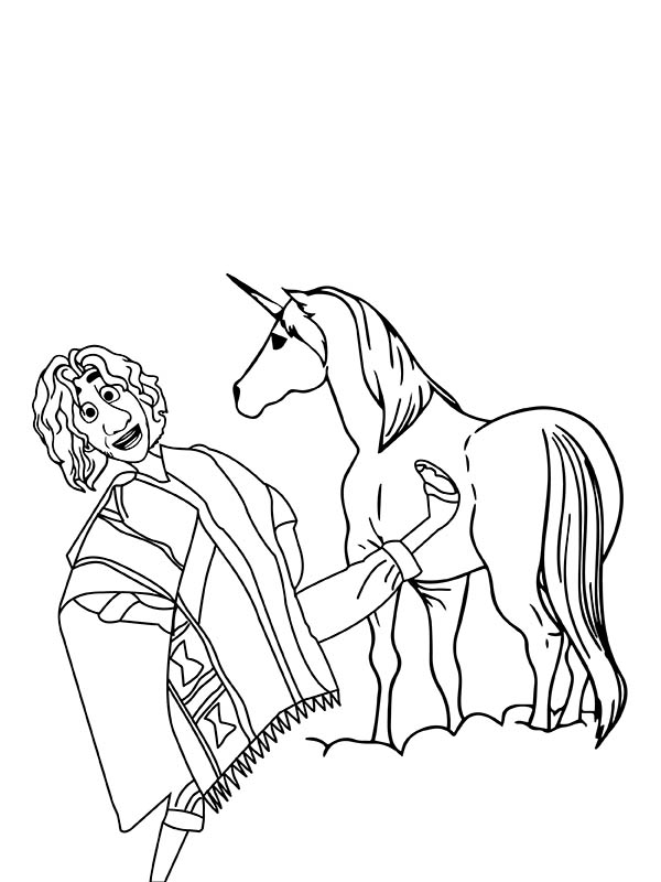 Encanto Bruno Coloring Pages - Free Printable Coloring Pages for Kids