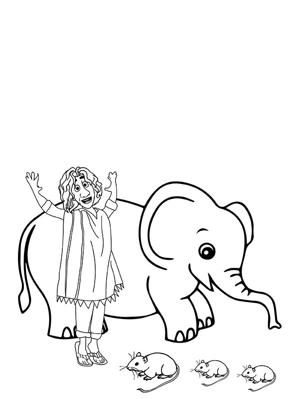 pajanimals coloring pages