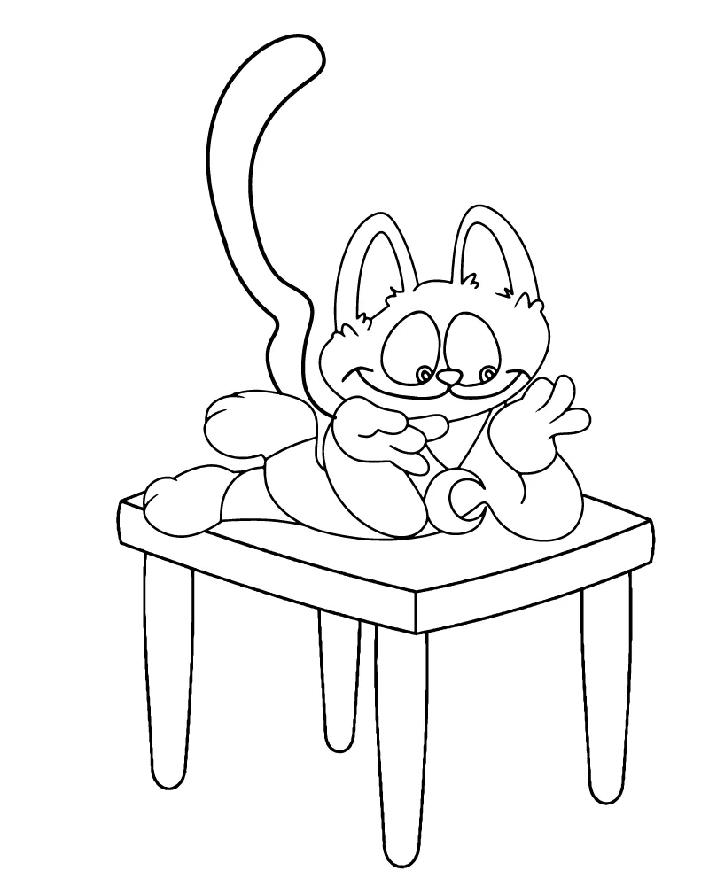 CatNap Coloring Page