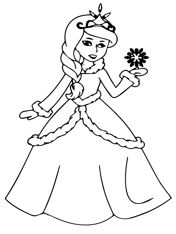 Attractive Princess And The Pea Coloring Page - Free Printable Coloring ...