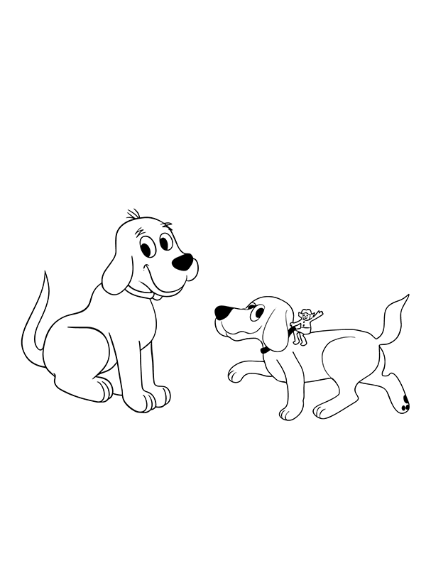 Clifford Coloring Page - Free Printable Coloring Pages for Kids