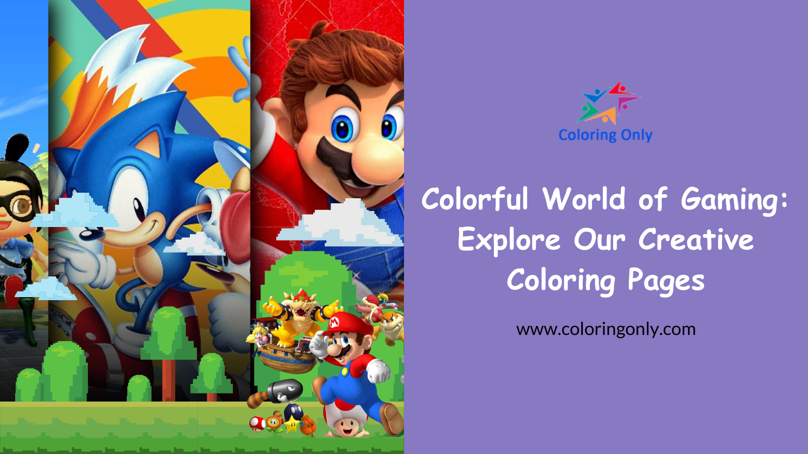 Colorful World of Gaming: Explore Our Creative Coloring Pages Coloring