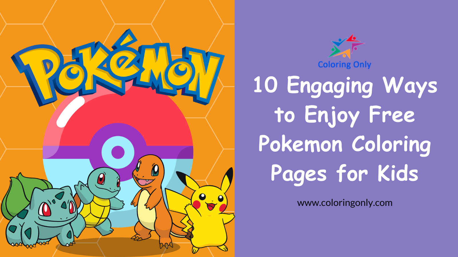 10 Engaging Pokémon Coloring Pages Color By Number for Kids and Adults