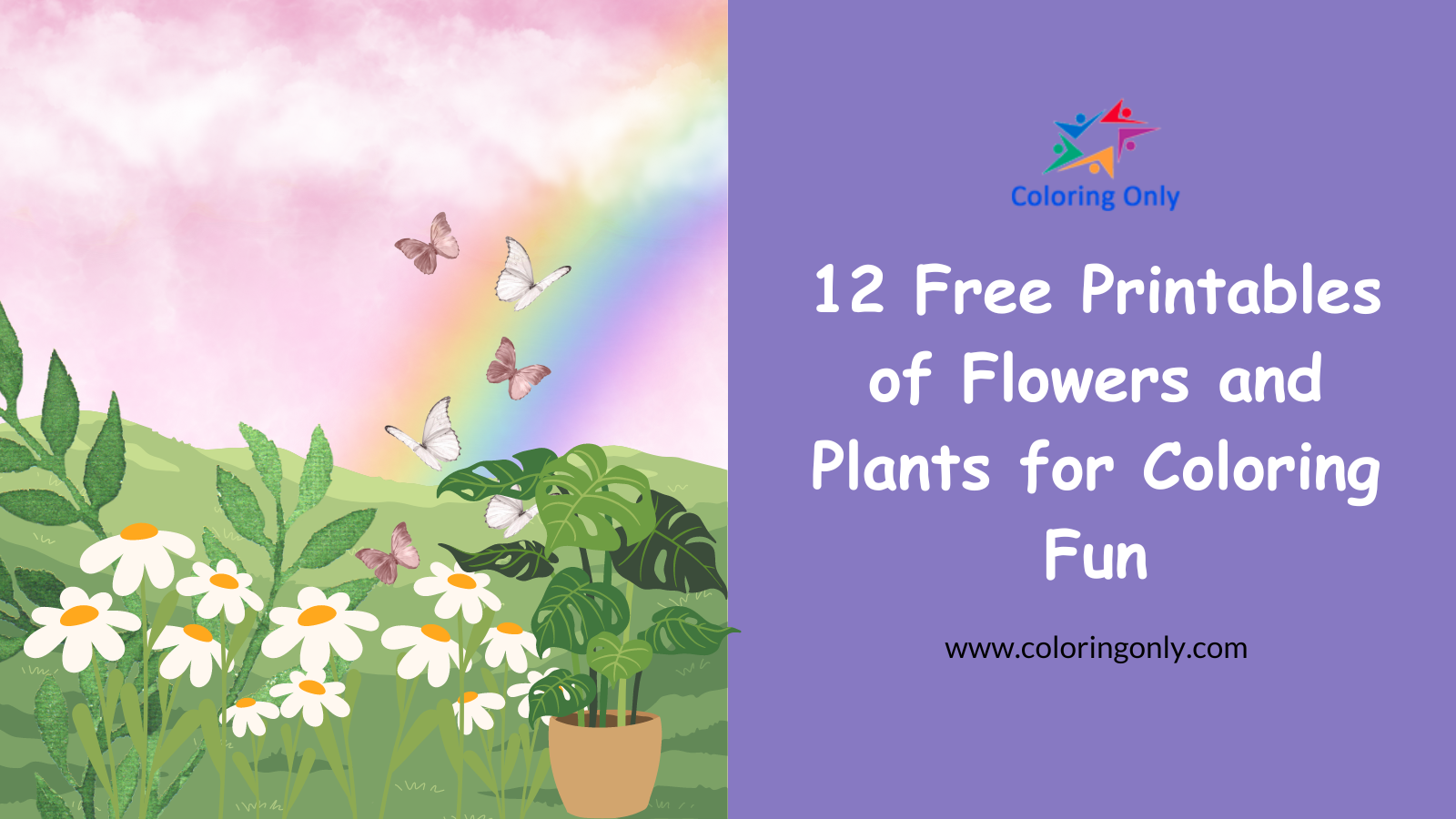 Copy of c12 free printables of flowers and plants for coloring funo