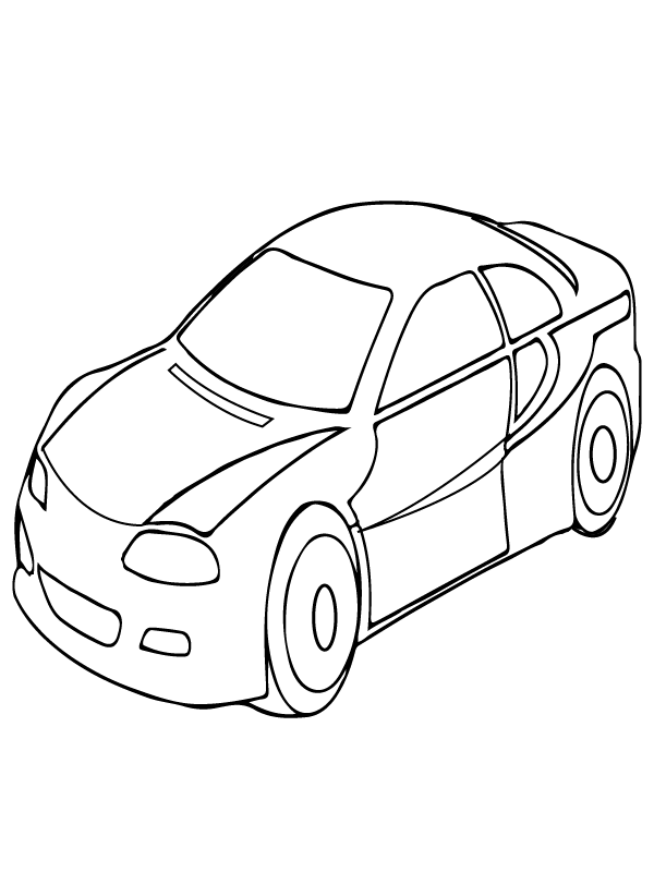 A sketch of car design Royalty Free Vector Image