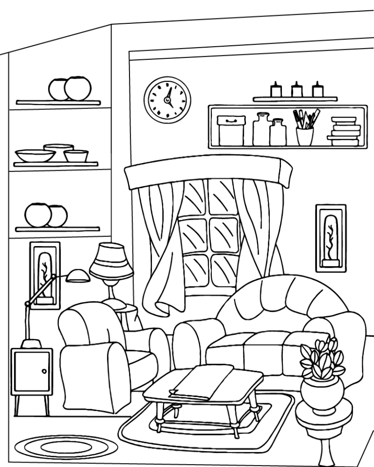 Cozy Coloring Pages: Embrace Serenity