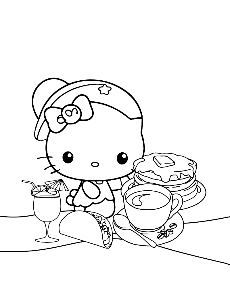 Süßes Hello Kitty Ausmalen Spaß