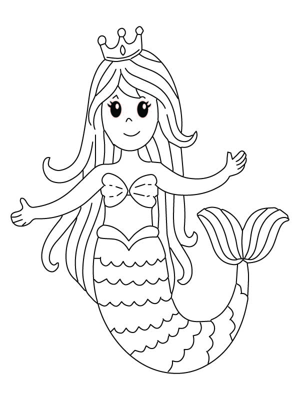 Cute Coloring Pages Mermaid Coloring Pages Cute Color - vrogue.co