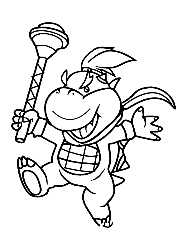 Bowser Coloring Page For Adults » Turkau