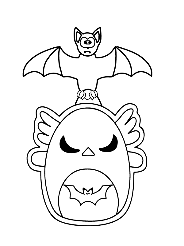 Halloween Squishmallow Coloring Pages - Free Printable Coloring Pages ...