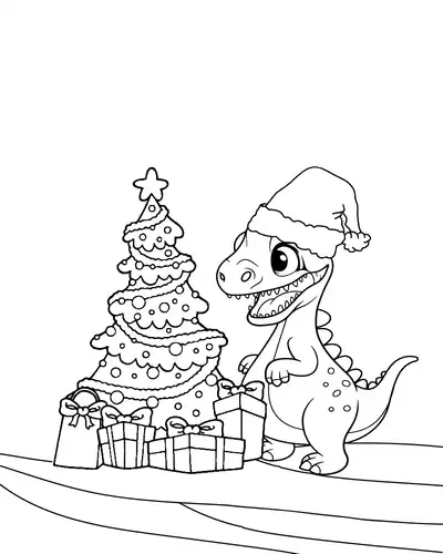 Christmas Dinosaur