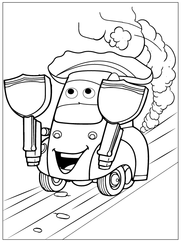 Disney Cars Coloring Page