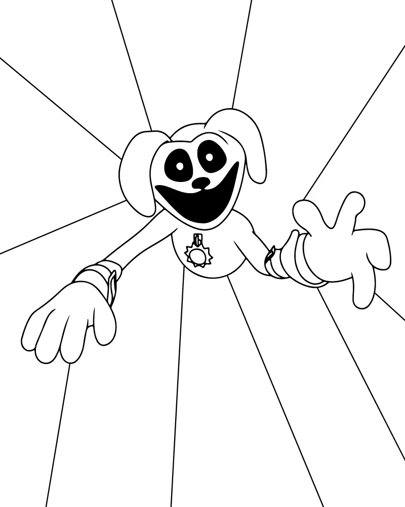 DogDay Coloring Page