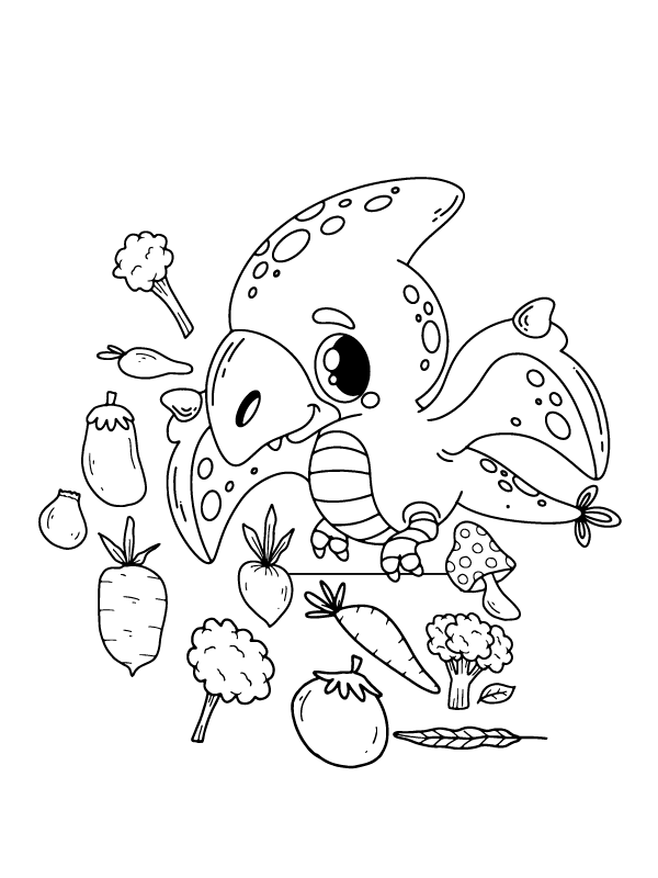 Dragon Fruits Coloring Page - Free Printable Coloring Pages for Kids