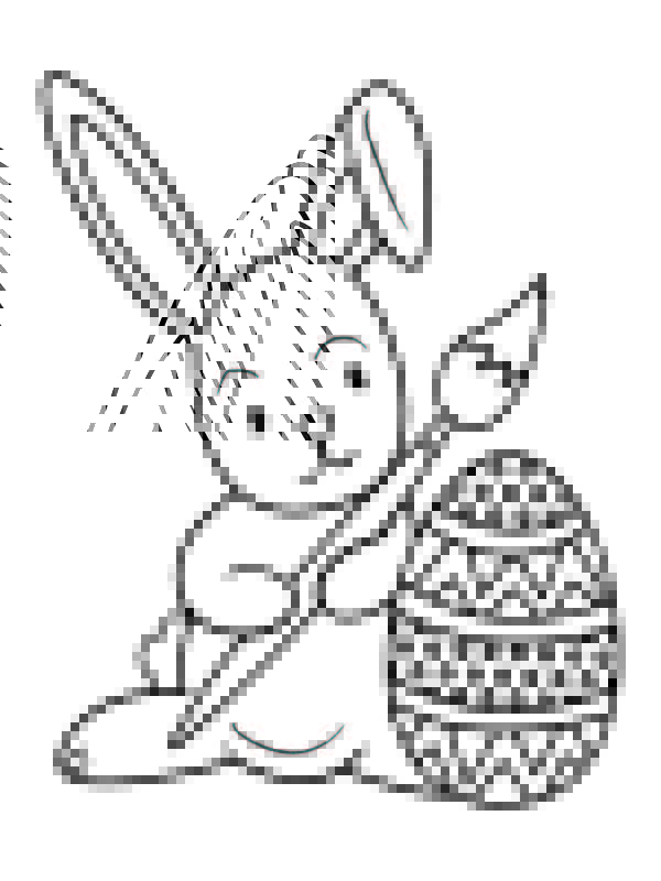 Easter Bunny Painting