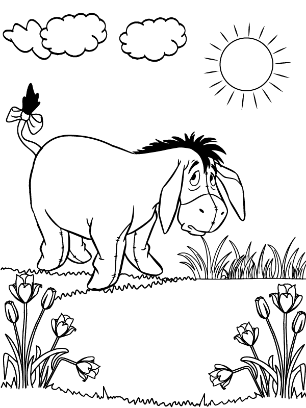 Eeyore Coloring Pages - Free Printable Coloring Pages for Kids