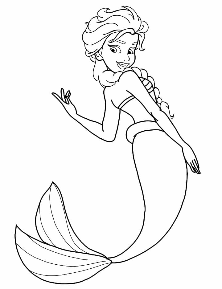Elsa 1 Coloring Page Free Printable Coloring Pages For Kids