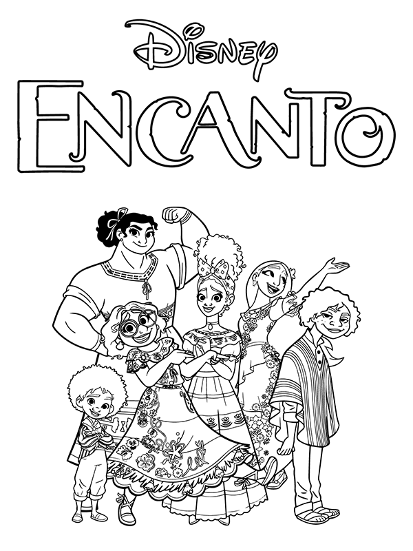 Encanto Coloring Pages Free Printable Coloring Pages for Kids