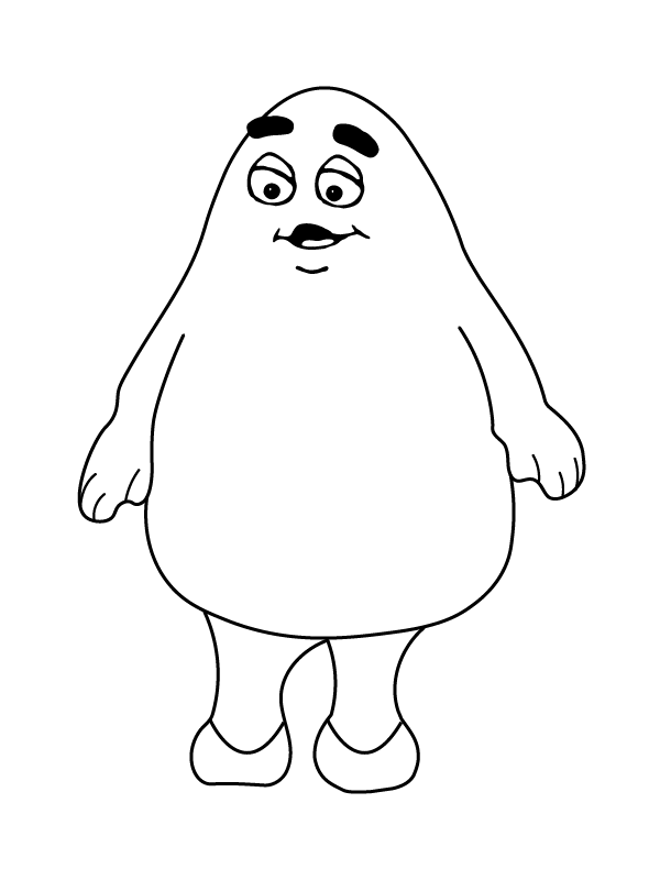 Excellent Grimace Coloring Page Free Printable Coloring Pages for Kids