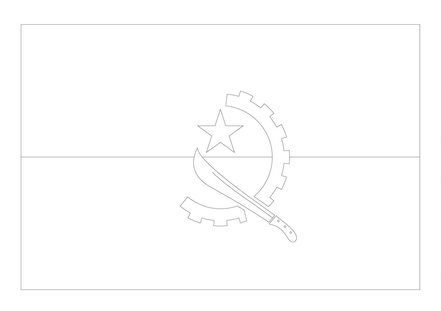 Flag of angola