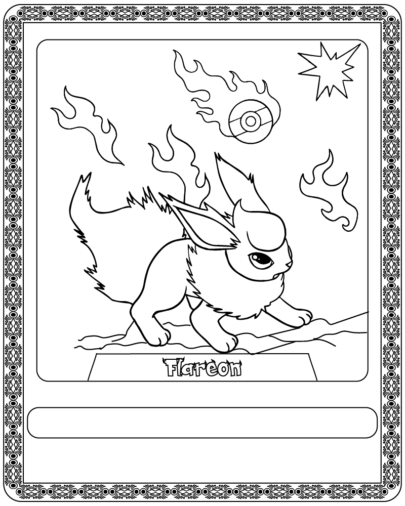 Pokemon Card Flareon