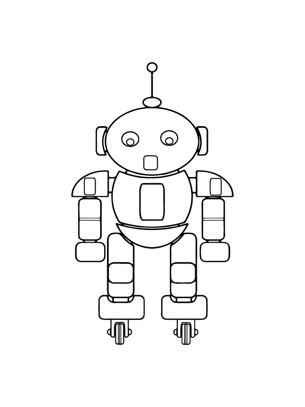 Robots Malvorlagen - Kostenlose druckbare Malvorlagen für Kinder