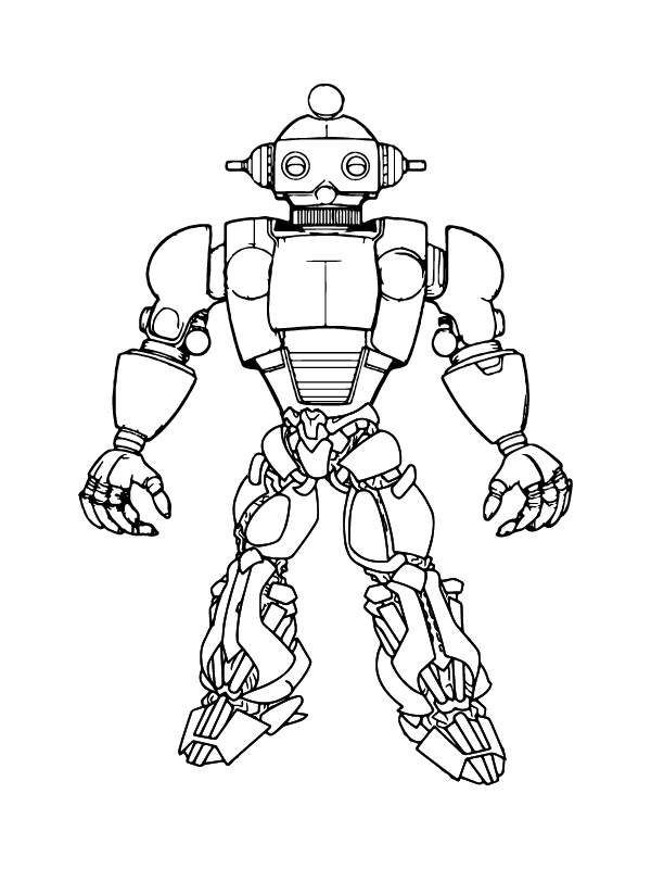 Robots Malvorlagen - Kostenlose druckbare Malvorlagen für Kinder