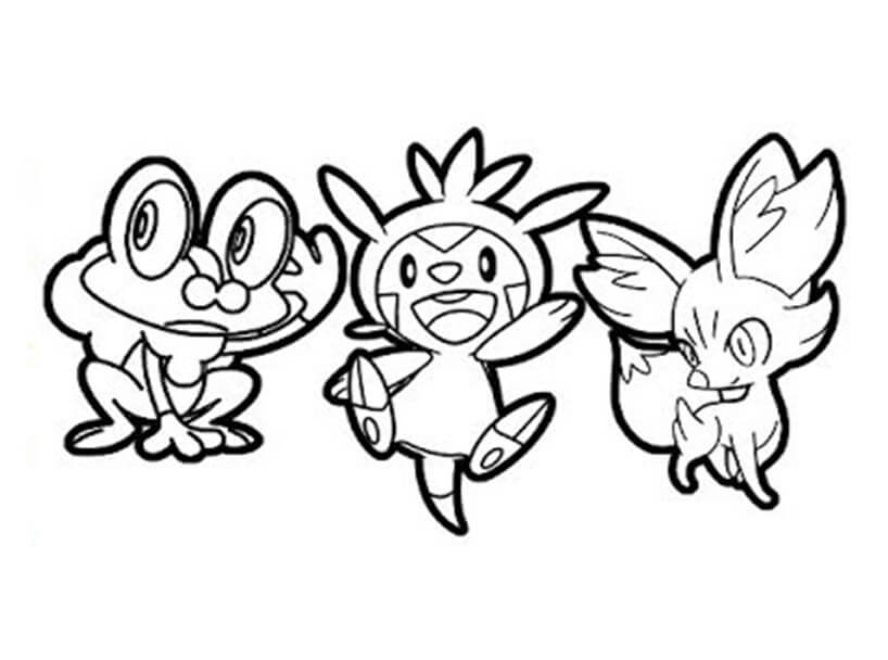 Pokemon Froakie Coloring Page - Get Coloring Pages