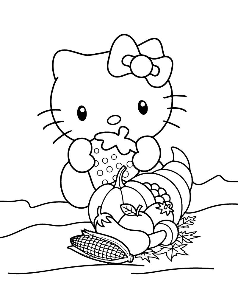 Hello Kitty Holiday Coloring Sheets Hello kitty holiday coloring sheets