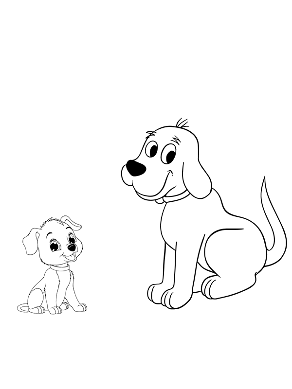 Clifford Coloring Page - Free Printable Coloring Pages For Kids