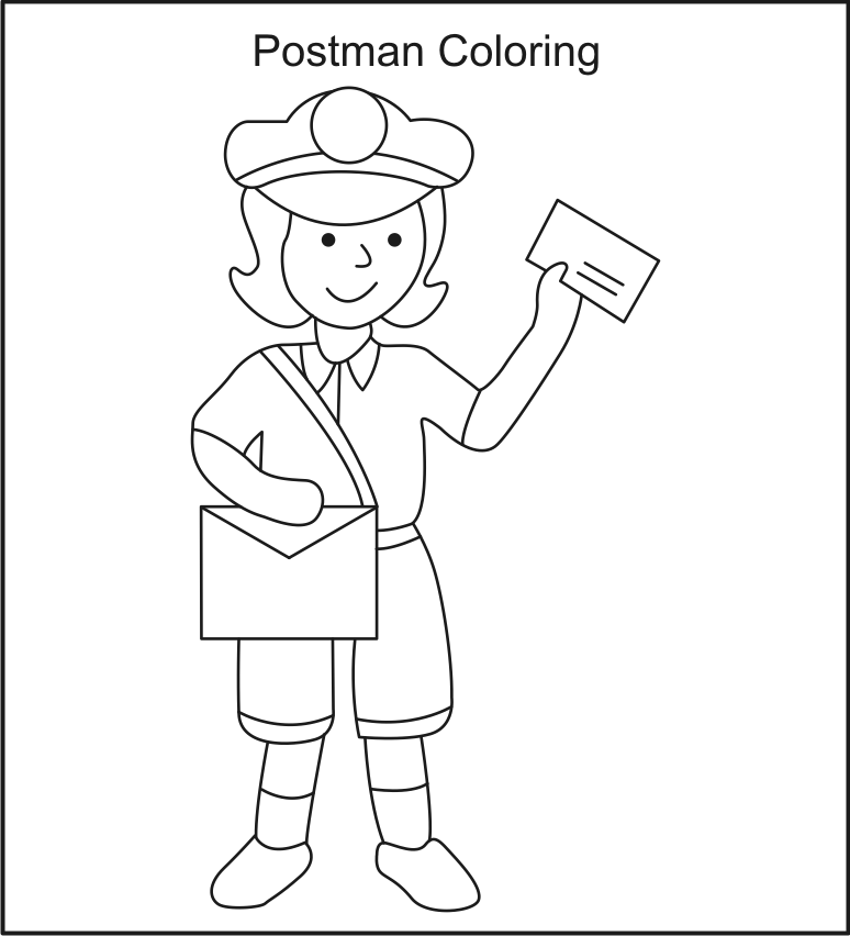 Post Office Coloring Pages - Free Printable Coloring Pages for Kids