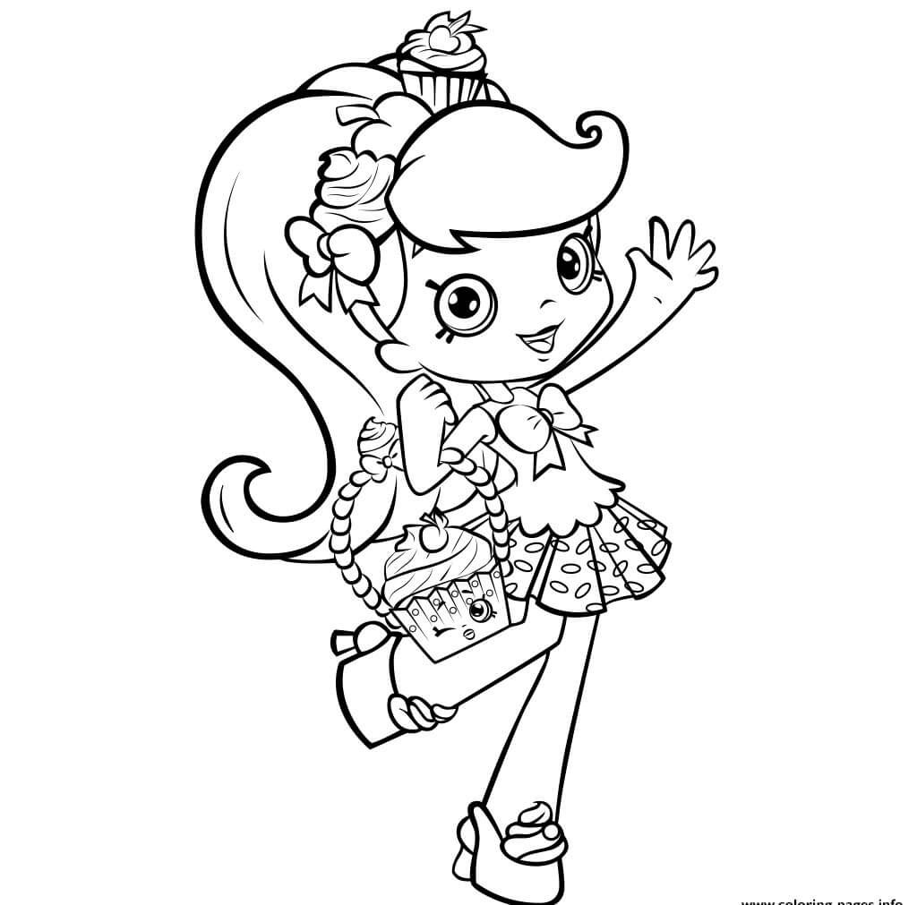 Jessicake Shopkins 5 Coloring Page - Free Printable Coloring Pages for Kids
