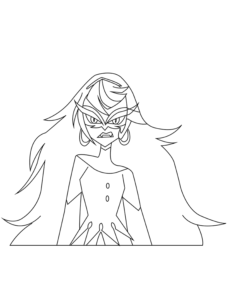 coloring pages of hazbin hotel