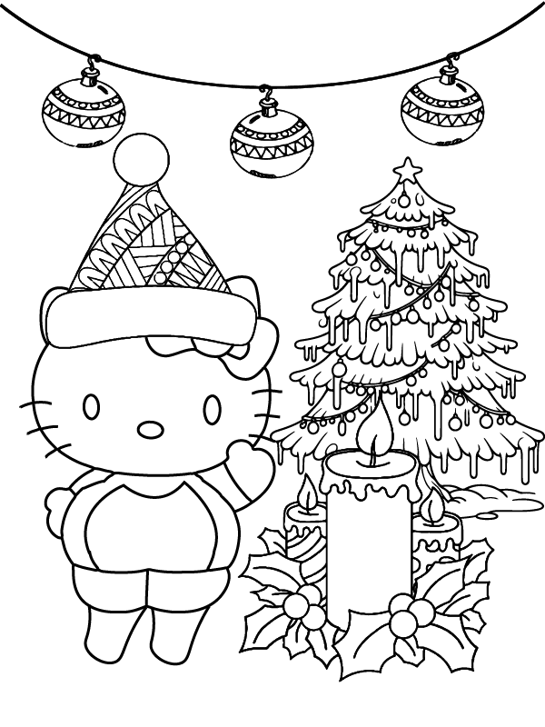 hello-kitty-and-christmas-candle-coloring-page-free-printable