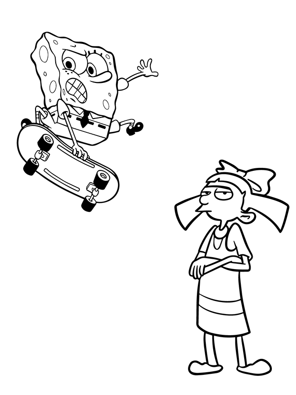 Hey Arnold! Coloring Page - Free Printable Coloring Pages for Kids