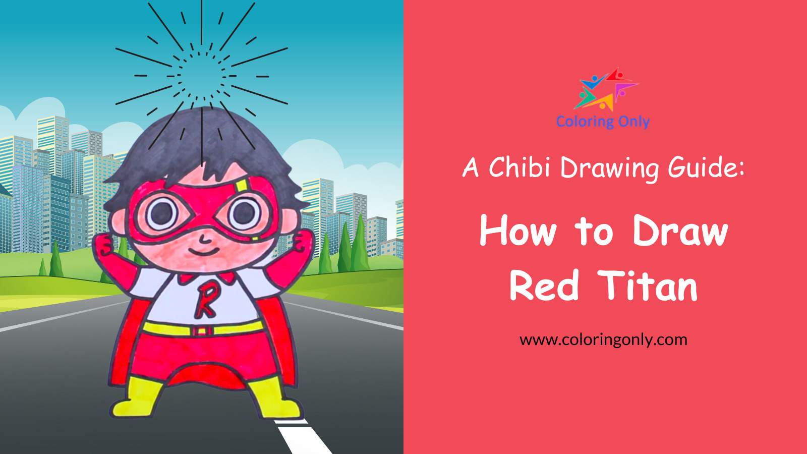 How to Draw Red Titan: A Chibi Drawing Guide