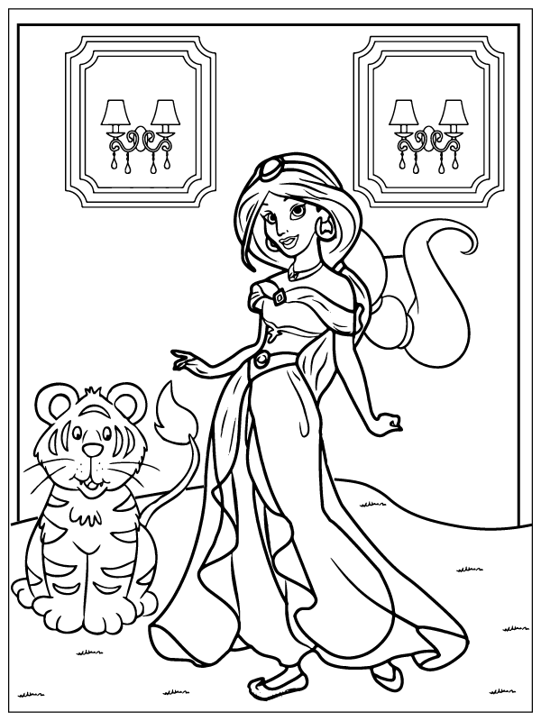 Jasmine and Little Tiger