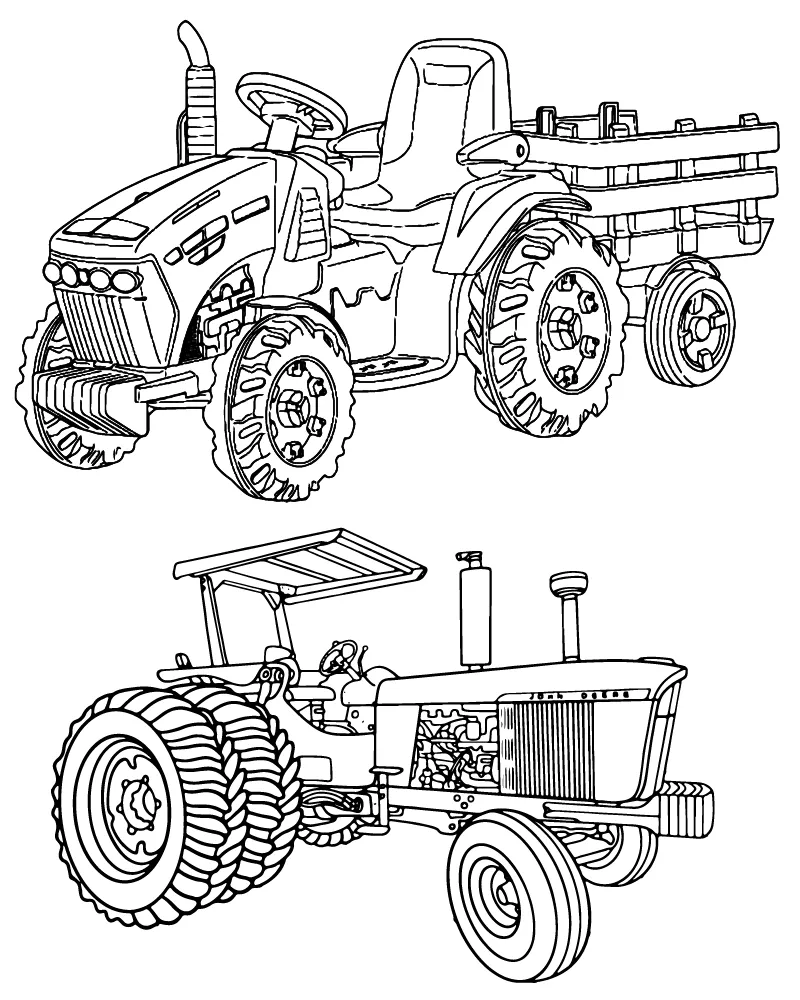 John Deere Coloring Page