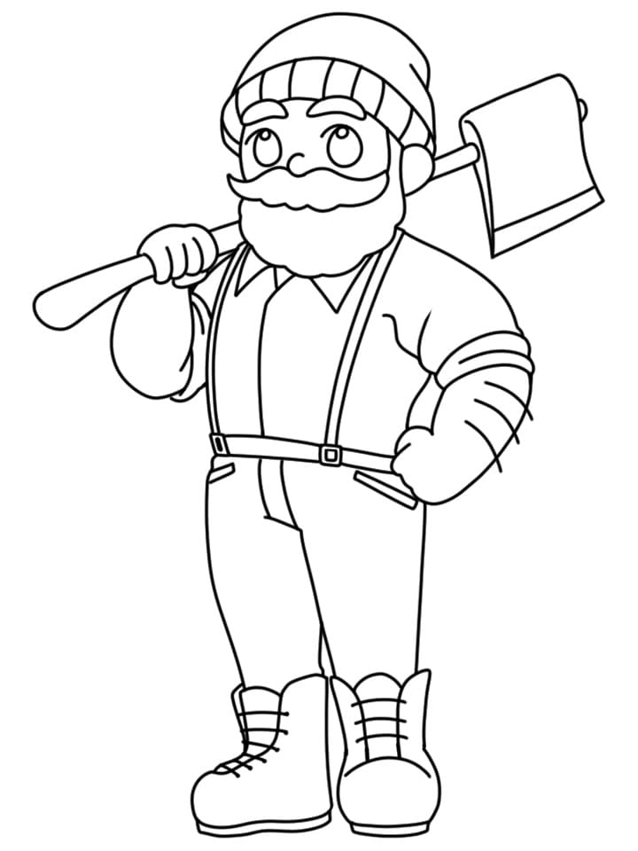 Paul Bunyan Coloring Pages Activities