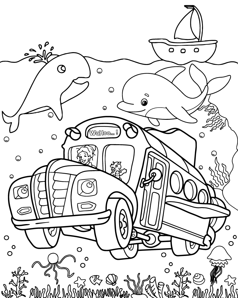 Ônibus Escolar Mágico Animal Adventure