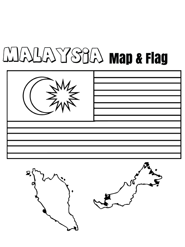 Malaysia Flag Colouring Page Malaysia Flag Flag Color - vrogue.co