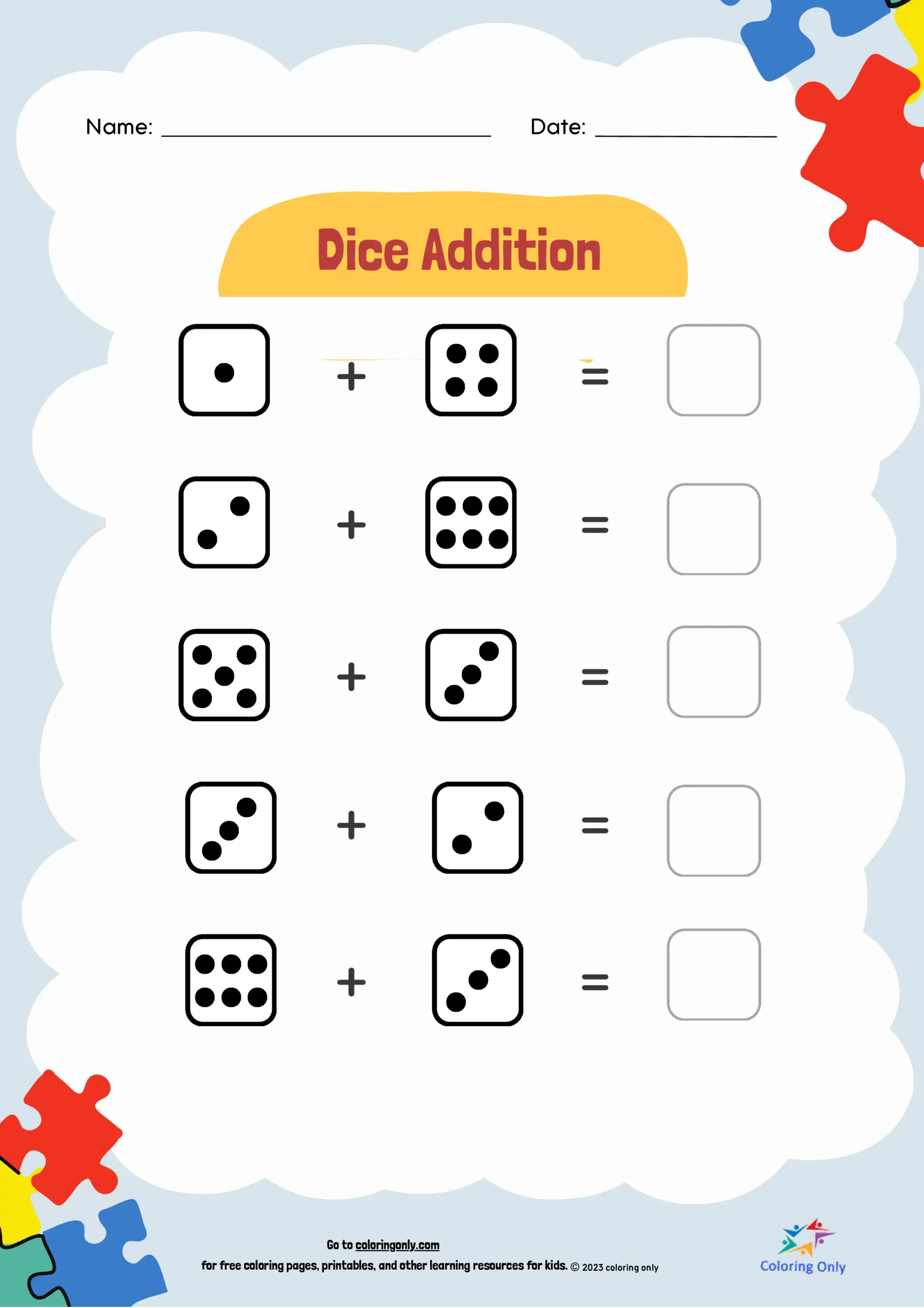 Dice Addition